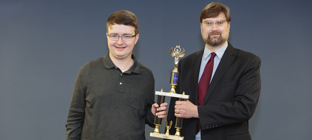 Jack Lewis, champion of the inaugural Individual Player National Championship Tournament