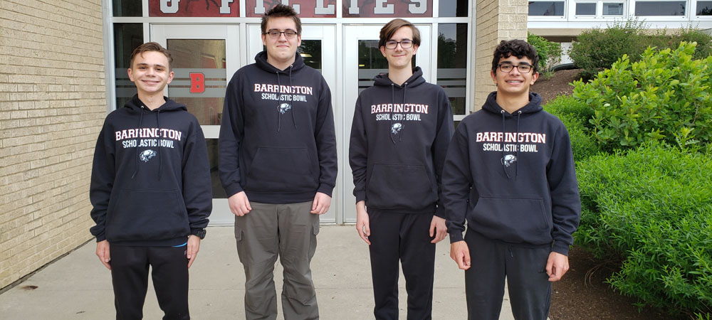 Barrington High School’s team, winners of the 2021 High School National Championship Tournament, powered by LetterOne