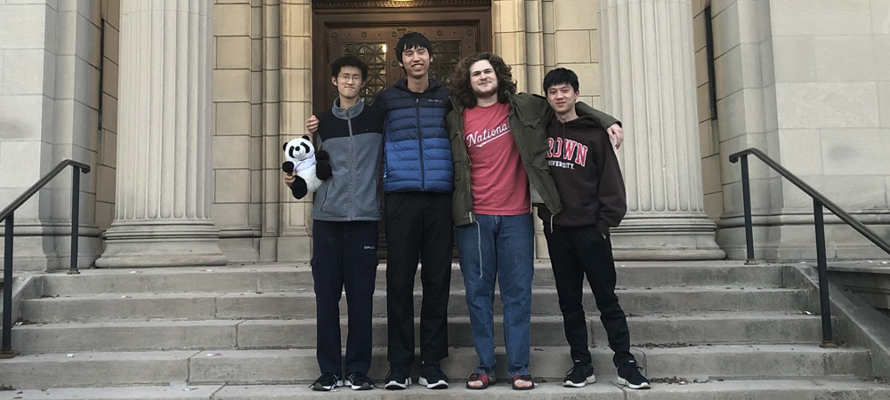 Brown University, Undergraduate champions of the 2021 Intercollegiate Championship Tournament, powered by LetterOne