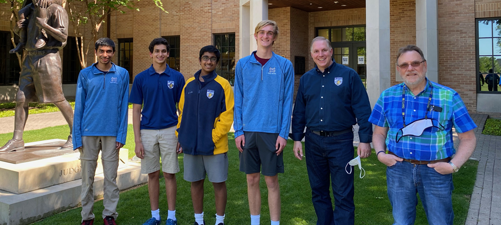 St.&nbsp;Mark’s School of Texas &nbsp;A, winners of the Open Division of the 2021 Small School National Championship Tournament
