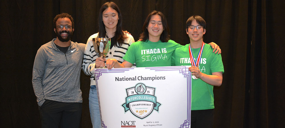 Cornell University's A team, Undergraduate champions of the 2025 Intercollegiate Championship Tournament